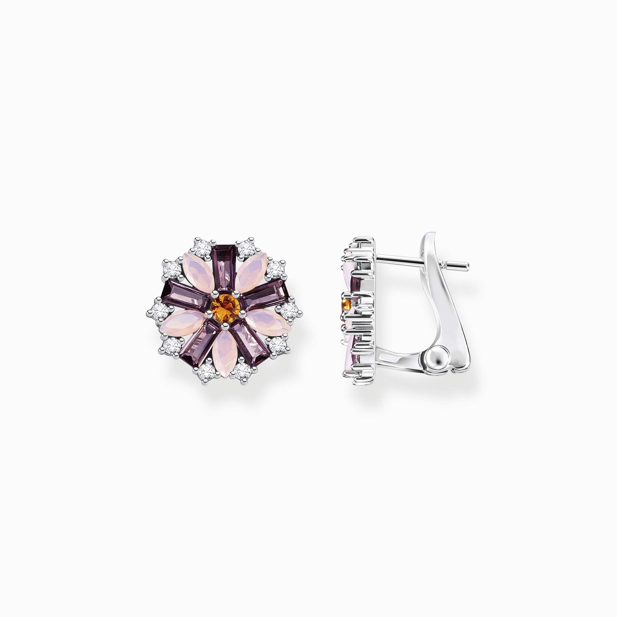 Ear clip flower silver from the  collection in the THOMAS SABO online store