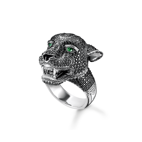 Ring Black Cat from the  collection in the THOMAS SABO online store