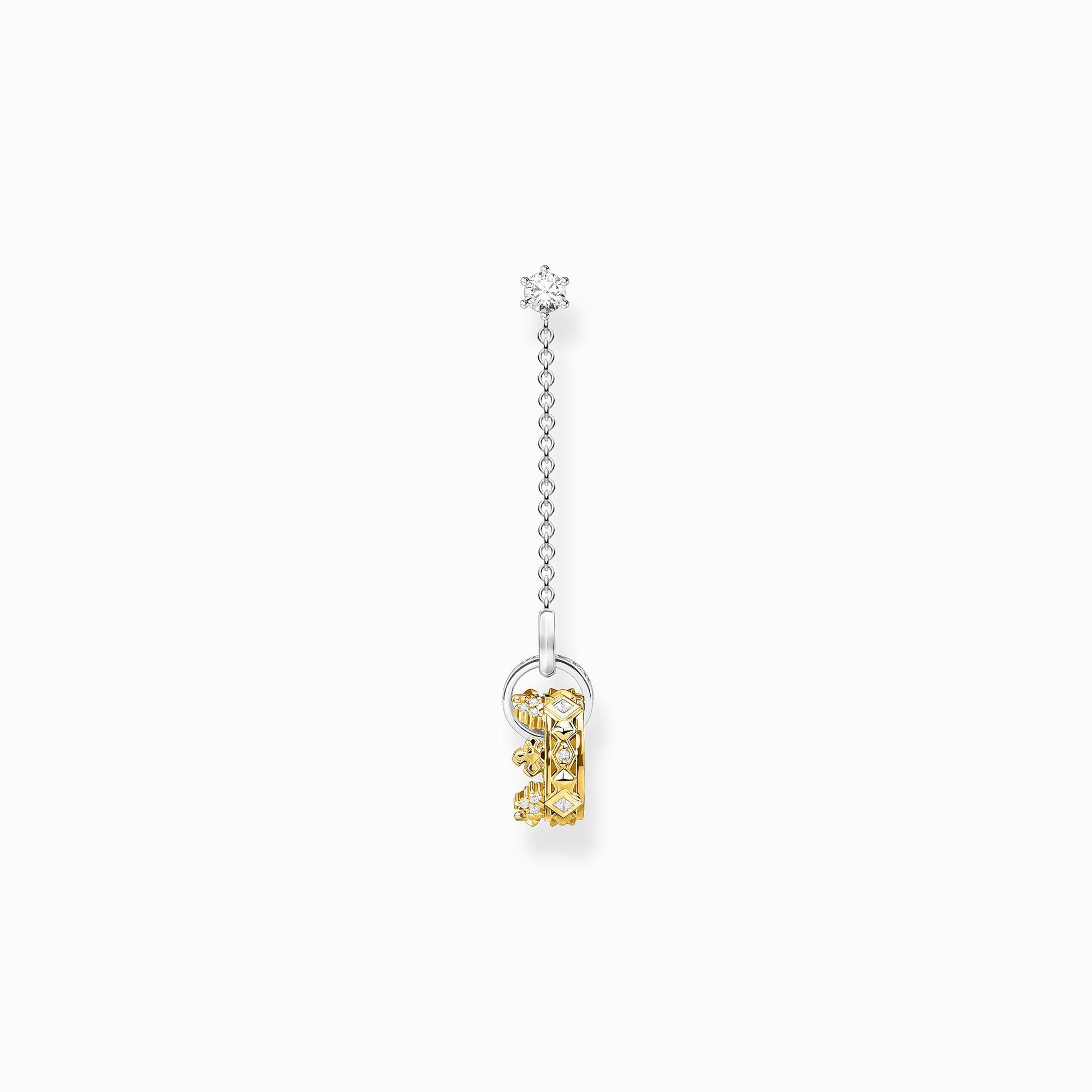 Boucle d&#39;oreille unique couronne or de la collection  dans la boutique en ligne de THOMAS SABO