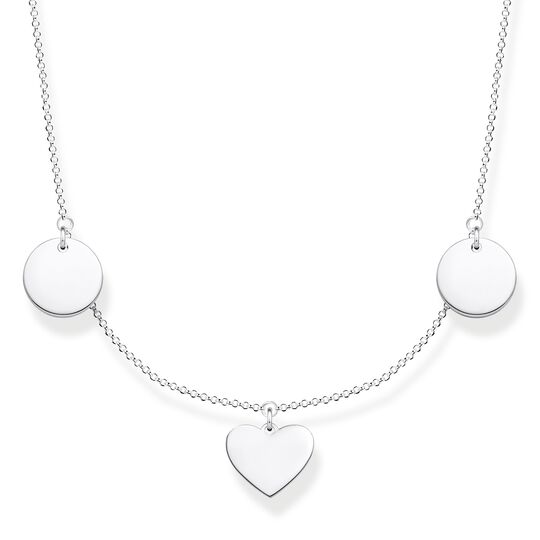 Necklace disc and heart from the  collection in the THOMAS SABO online store
