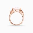 Ring with large pink stone and stars rose gold plated from the  collection in the THOMAS SABO online store