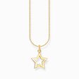 Cadena con ba&ntilde;o de oro y colgante de estrella de la colección Charming Collection en la tienda online de THOMAS SABO