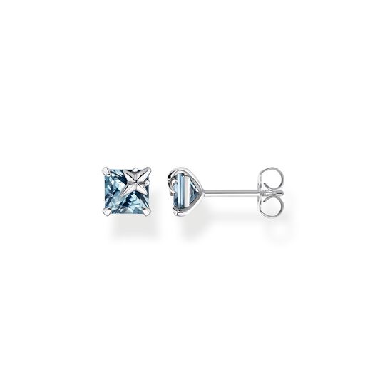 Ear studs blue stone with star from the  collection in the THOMAS SABO online store