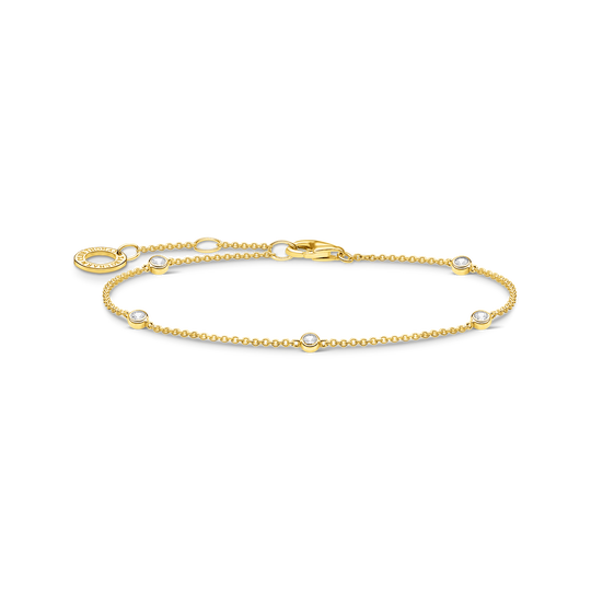 Bracelet white Stones gold from the Charming Collection collection in the THOMAS SABO online store