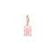 Charm pendant large pink stone from the  collection in the THOMAS SABO online store