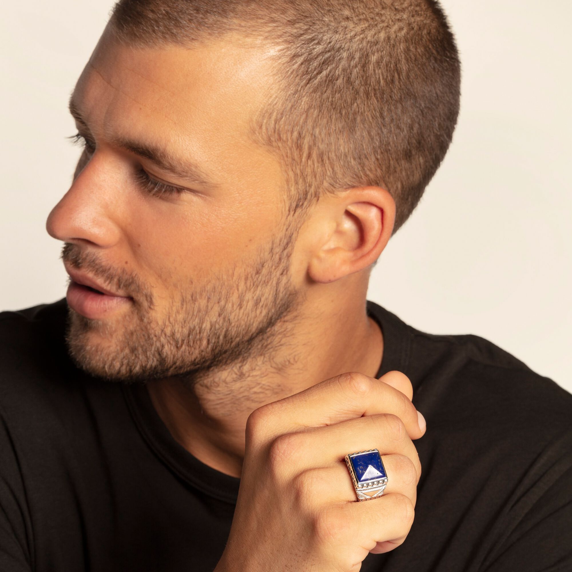 Ring ethno skulls blue | Rebel at Heart | THOMAS SABO