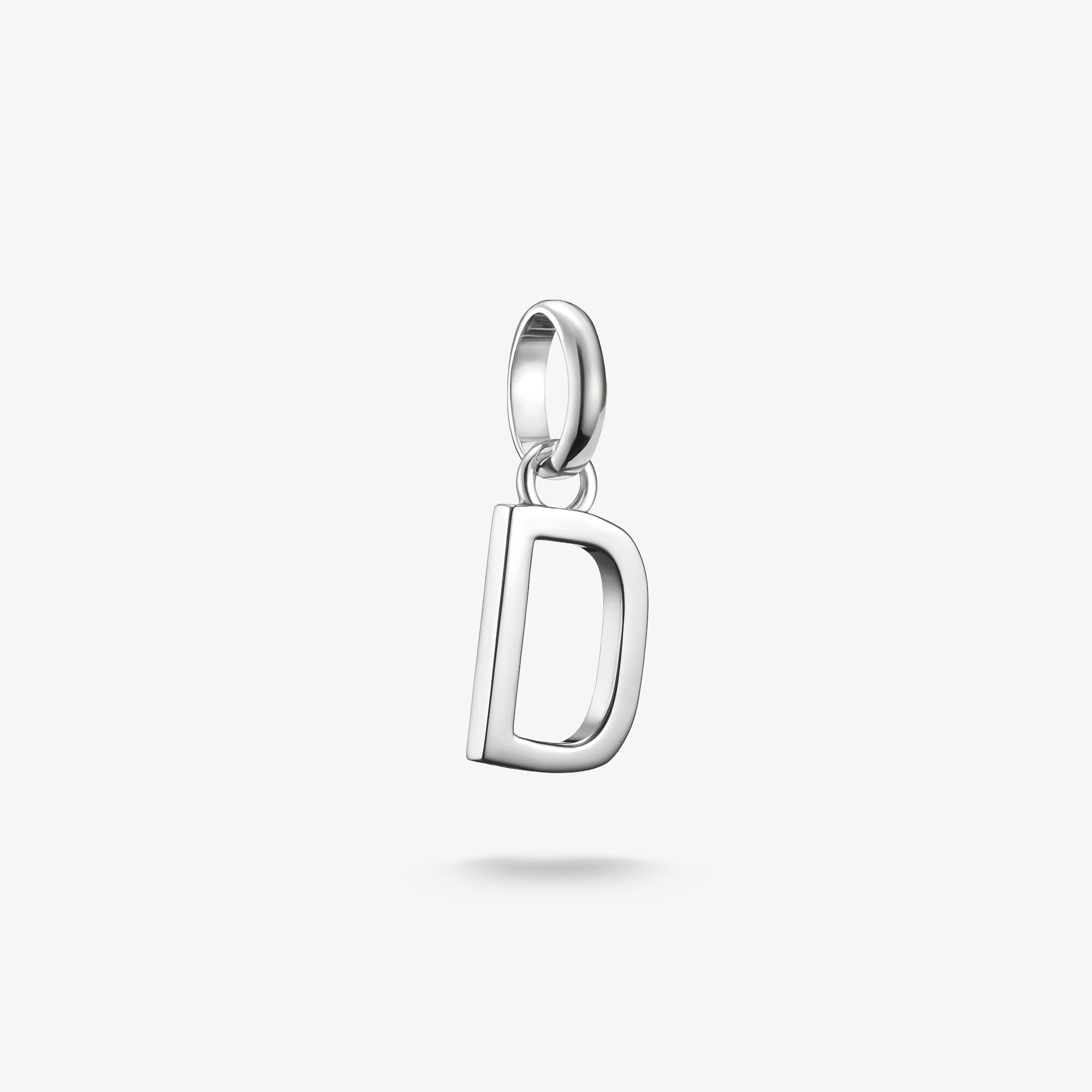 THOMAS SABO Pendentif Charm lettre D Connect argent, Argent sterling, Taille: one size, femme