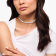 Silver choker with 43 white zirconia stones in different sizes from the  collection in the THOMAS SABO online store