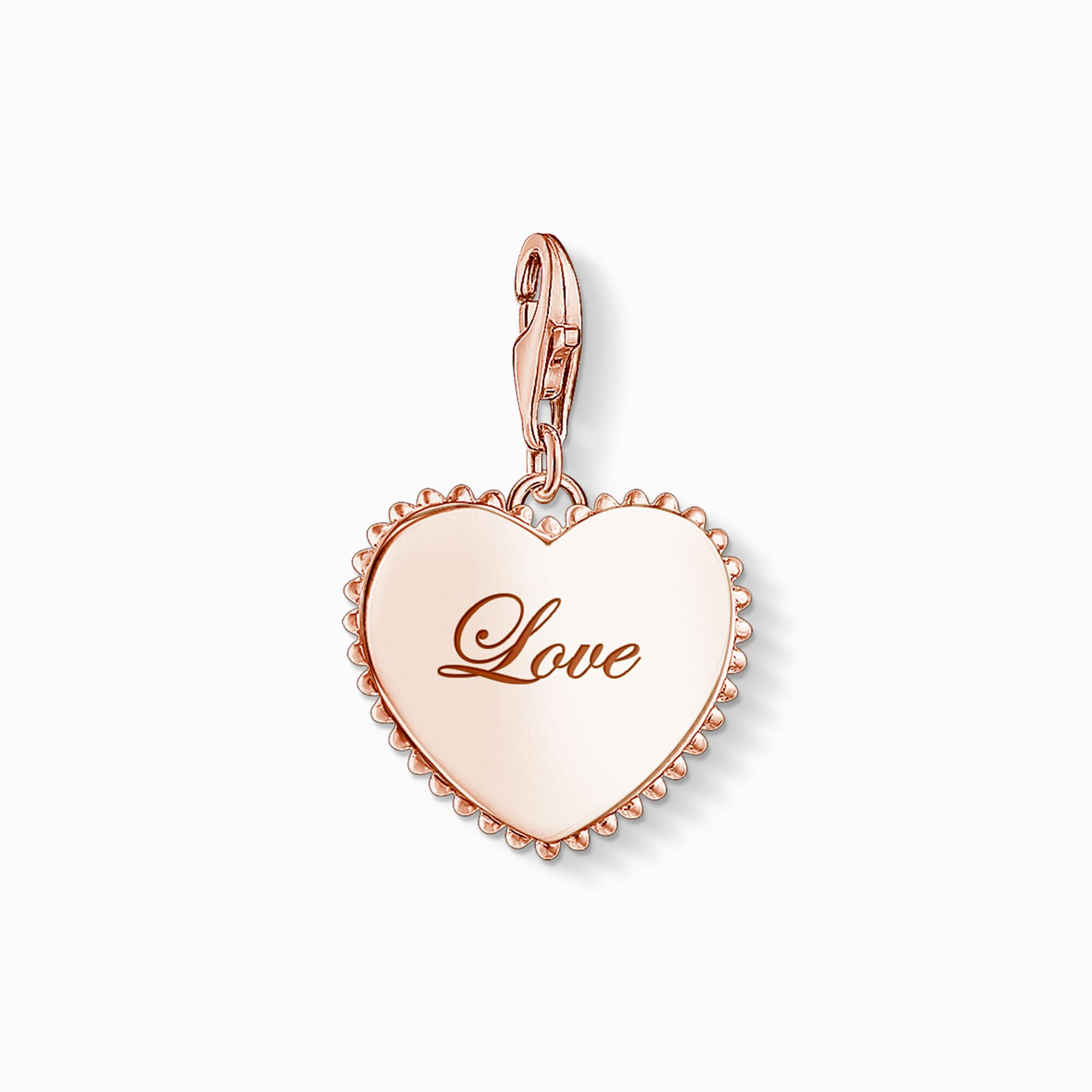 Charm pendant heart love from the Charm Club collection in the THOMAS SABO online store