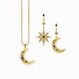 Set de joya royalty luna y estrellas oro de la colección  en la tienda online de THOMAS SABO
