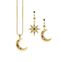 Jewellery set royalty moon and stars gold from the  collection in the THOMAS SABO online store