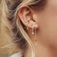 Jewellery set ear candy moon and stars gold from the  collection in the THOMAS SABO online store