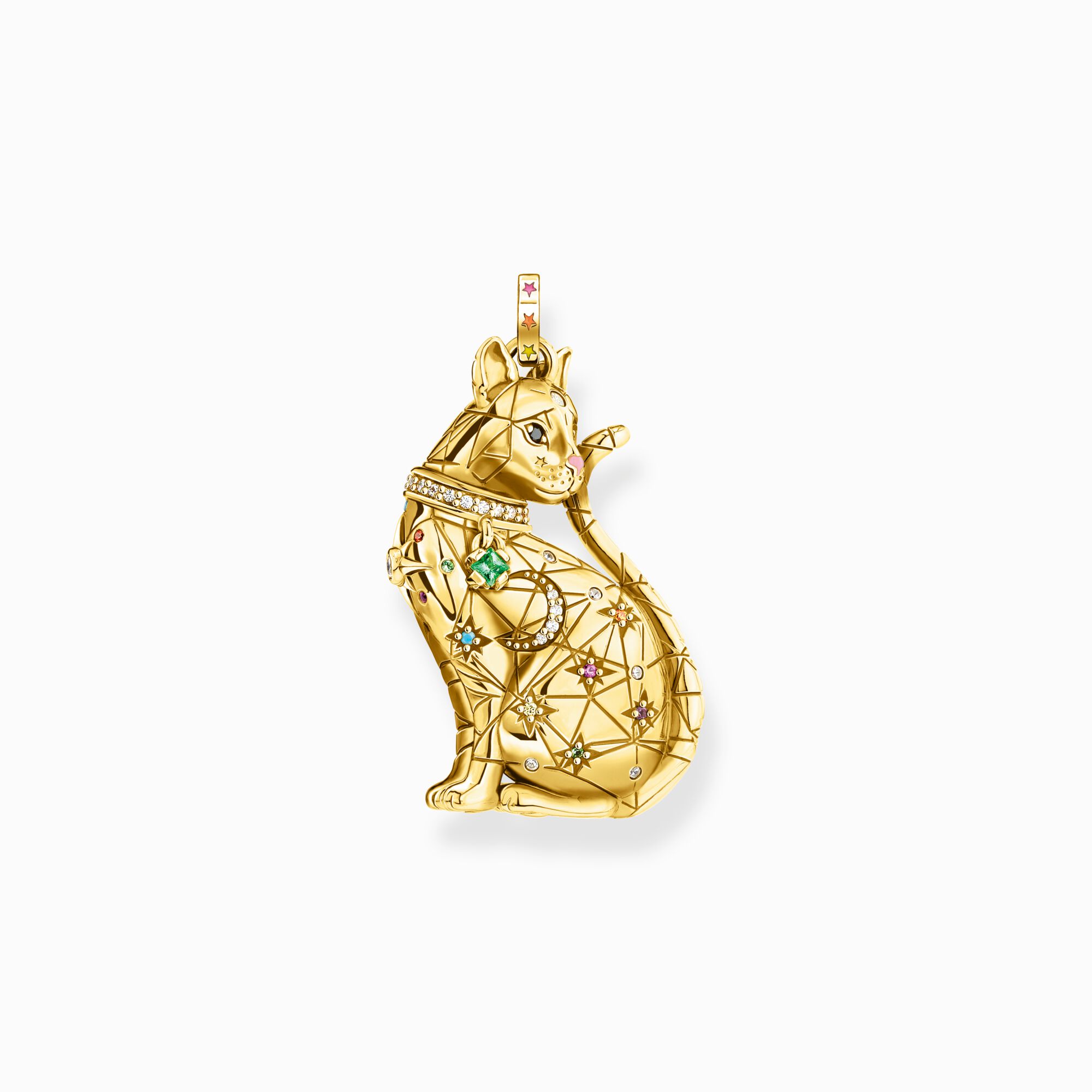 Colgante gato con constelaci&oacute;n oro de la colección  en la tienda online de THOMAS SABO