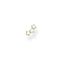 Single ear stud white stones gold from the Charming Collection collection in the THOMAS SABO online store