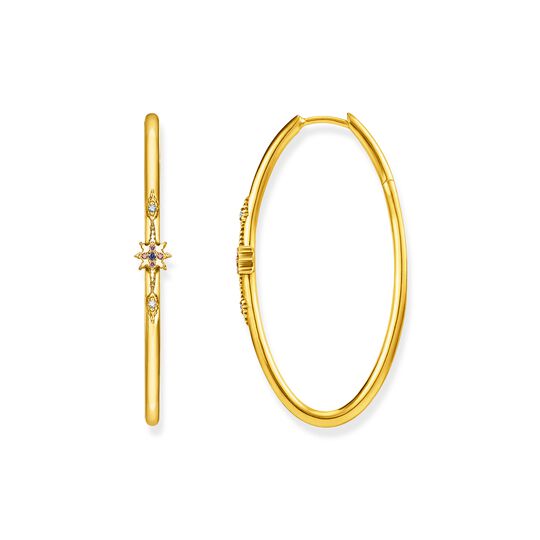 Hoop earrings royalty gold from the  collection in the THOMAS SABO online store