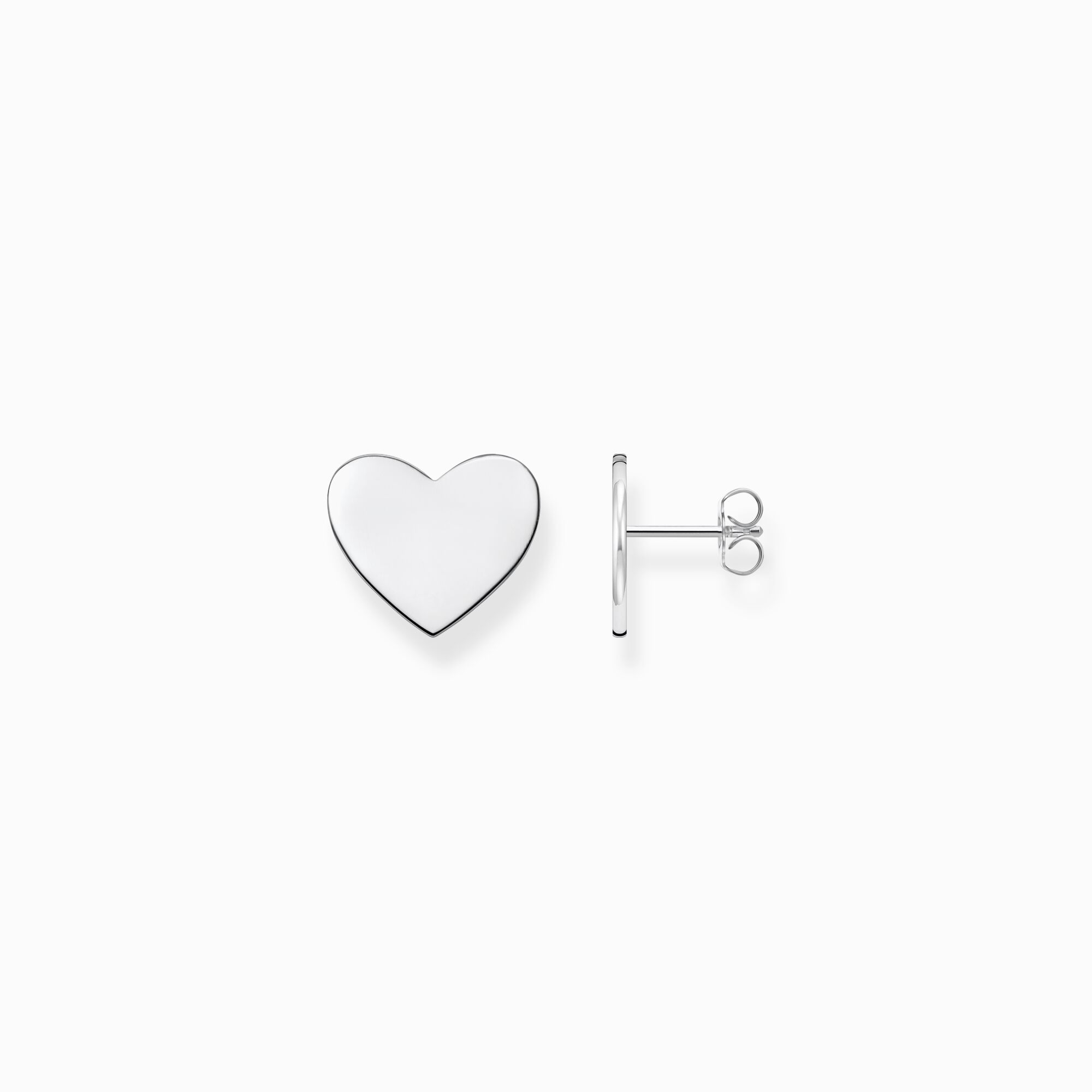 Ear studs heart silver from the  collection in the THOMAS SABO online store