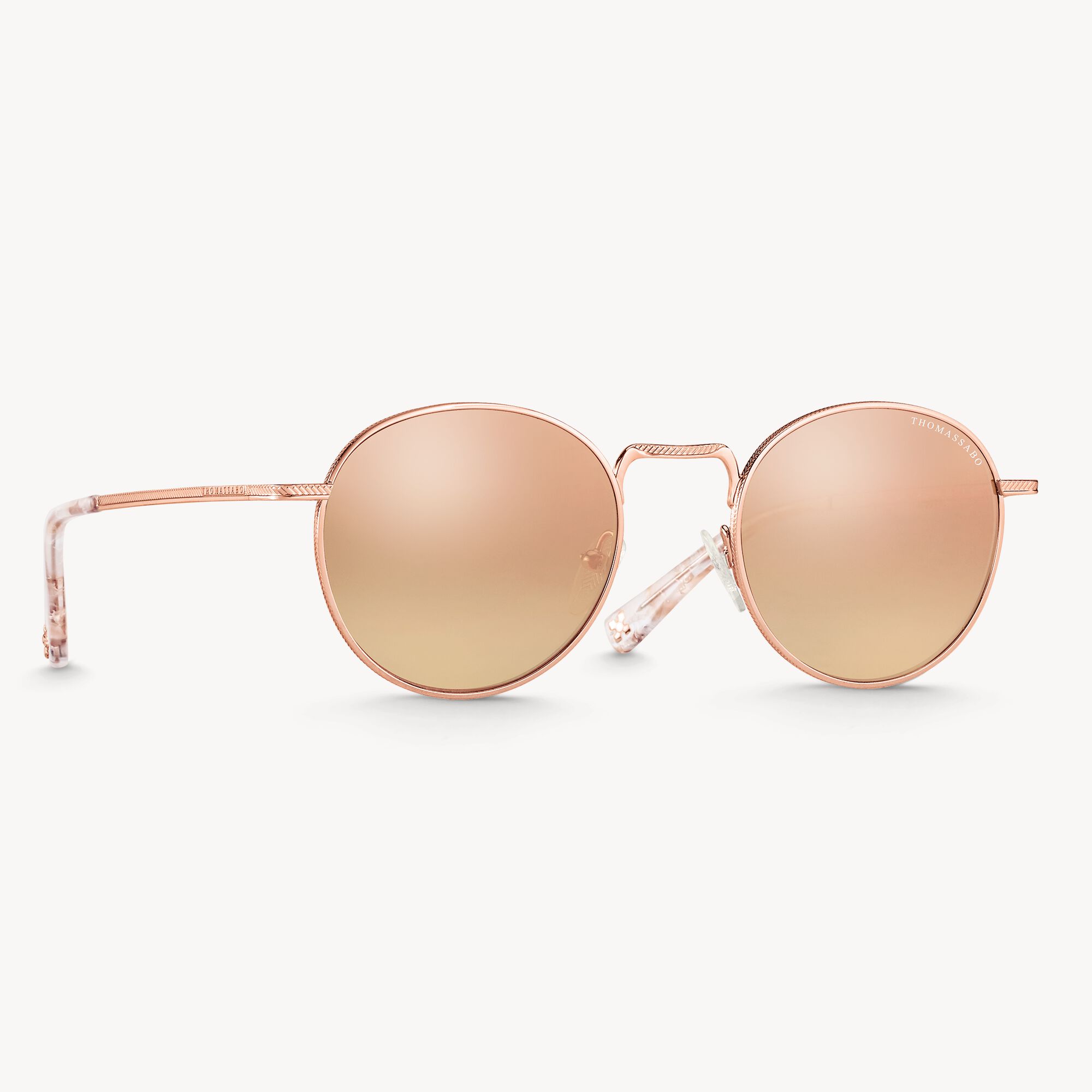 Thomas Sabo Lunette De Soleil Effet Miroir Rose Lunettes De Soleil