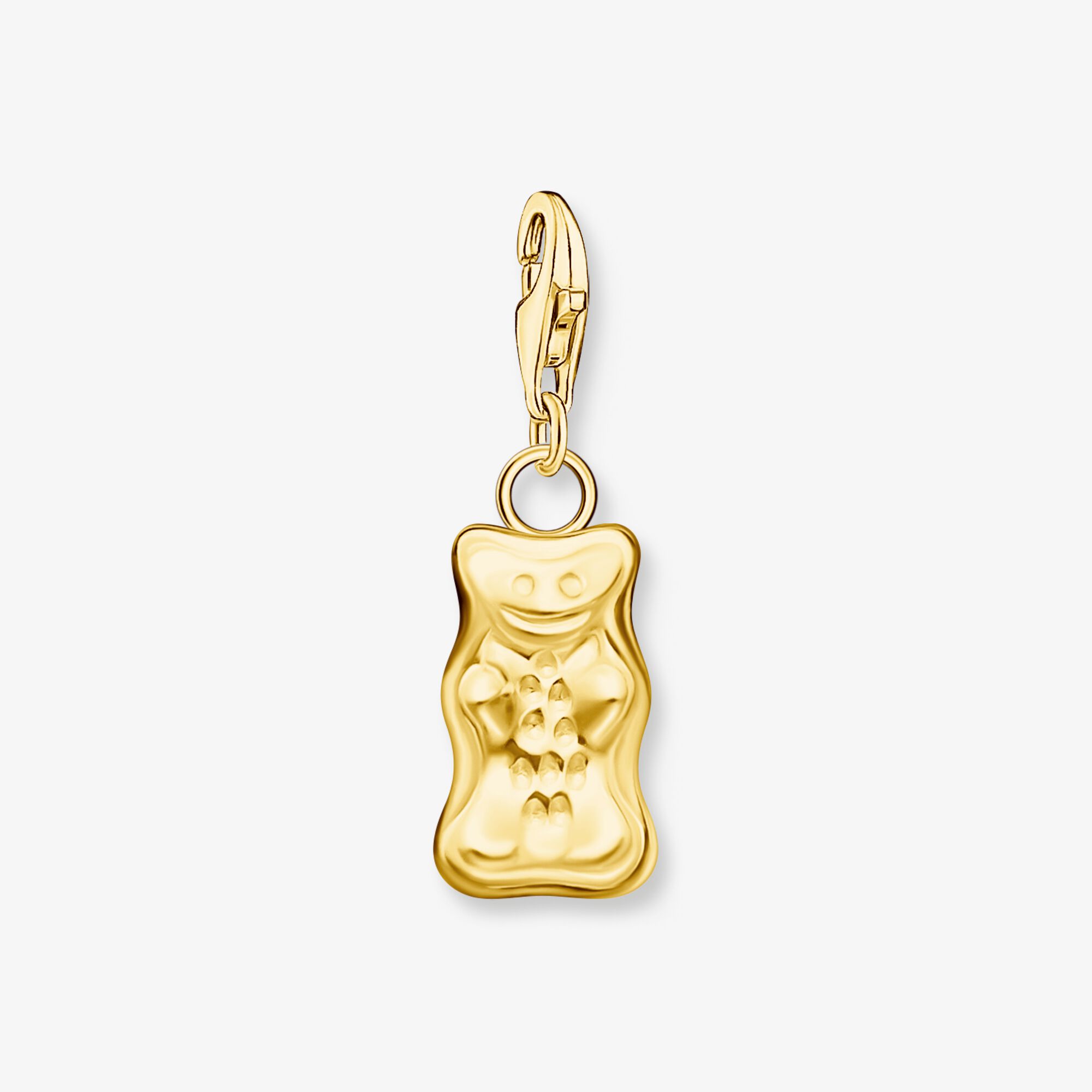 THOMAS SABO Charm-hängsmycke HARIBO Goldbears guldpläterad, 925 sterlingsilver guldpläterat gult guld, Storlek: one size, för damer
