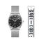 Set Code TS schwarze Uhr und wei&szlig;es Urban Armband aus der  Kollektion im Online Shop von THOMAS SABO