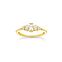 Ring vintage white stones gold from the Charming Collection collection in the THOMAS SABO online store