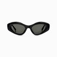 Black sunglasses RILEY oval-shaped with grey lenses from the  collection in the THOMAS SABO online store