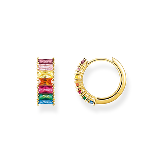 | SABO Together Kette Steinen bunten zwei THOMAS Ringen vergoldet mit