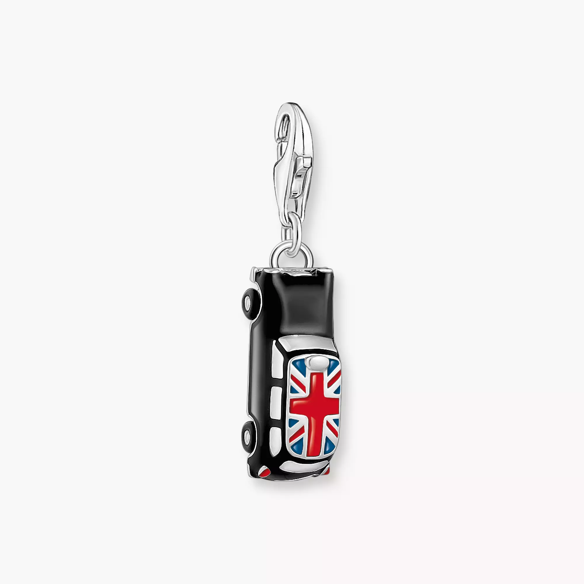 Silver charm pendant LONDON taxi with Union Jack | THOMAS SABO