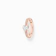 Aro con coraz&oacute;n y piedras blancas oro rosado de la colección Charming Collection en la tienda online de THOMAS SABO
