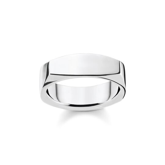 Ring angular silver from the  collection in the THOMAS SABO online store