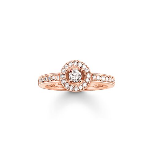 Solitaire Ring Light Of Luna Tr1975 Thomas Sabo