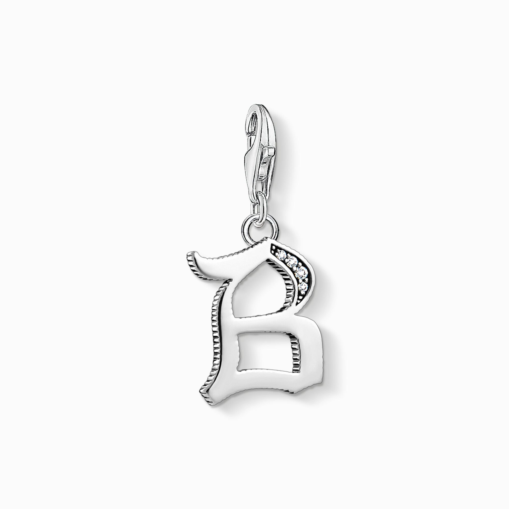 Charm pendant letter B silver from the Charm Club collection in the THOMAS SABO online store
