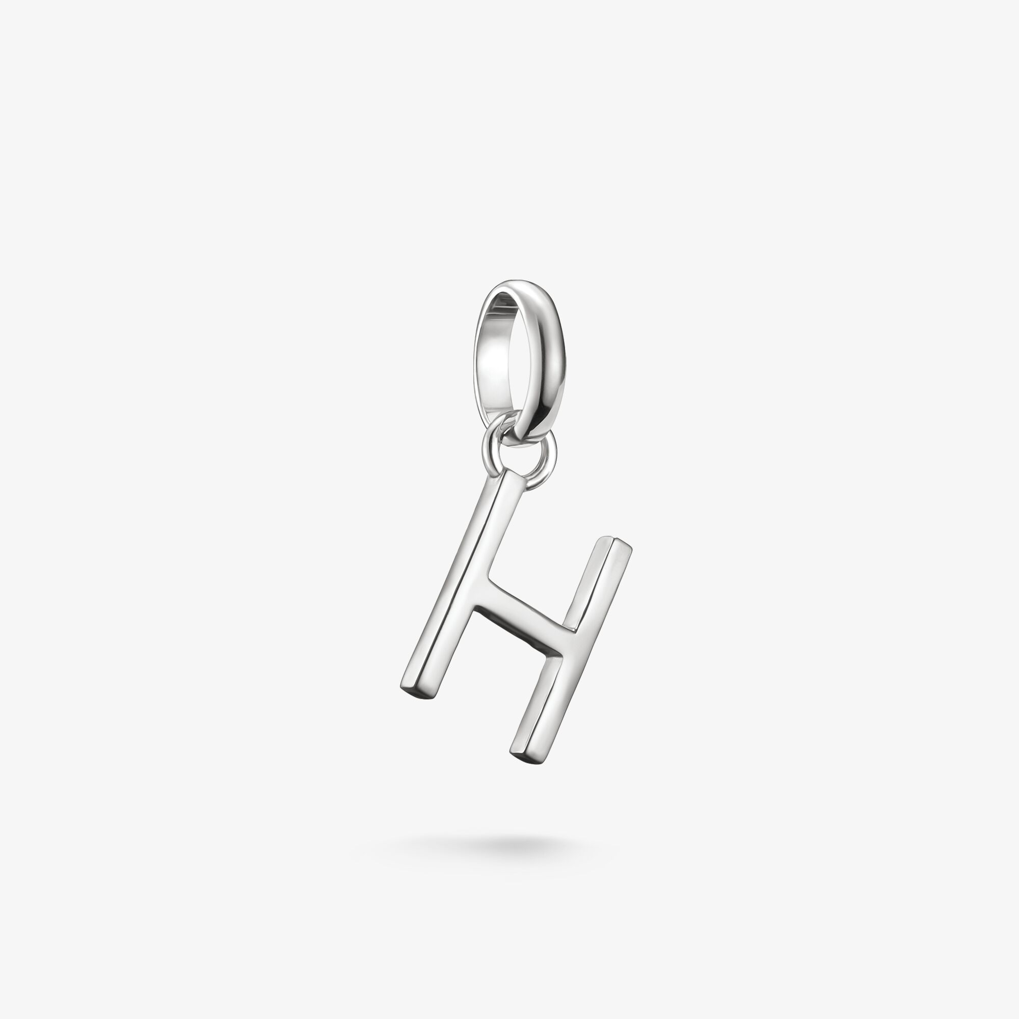 THOMAS SABO Pendentif Charm Lettre H Connect argent, Argent sterling, Taille: one size, femme