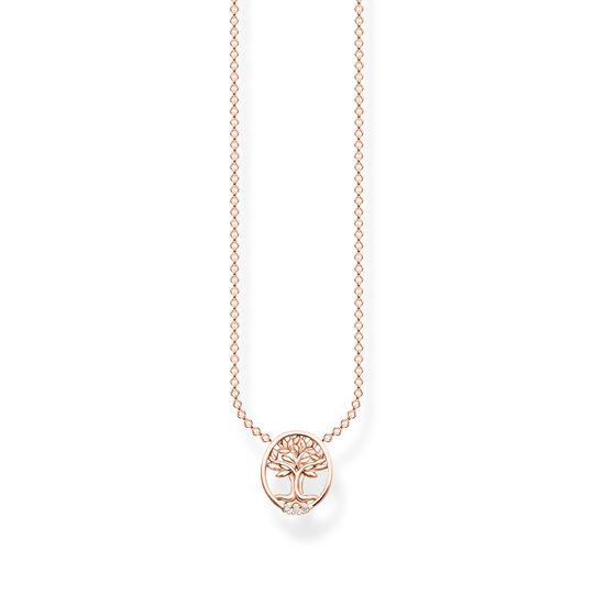 Cha&icirc;ne Tree of Love avec pierres blanches or rose de la collection Charming Collection dans la boutique en ligne de THOMAS SABO