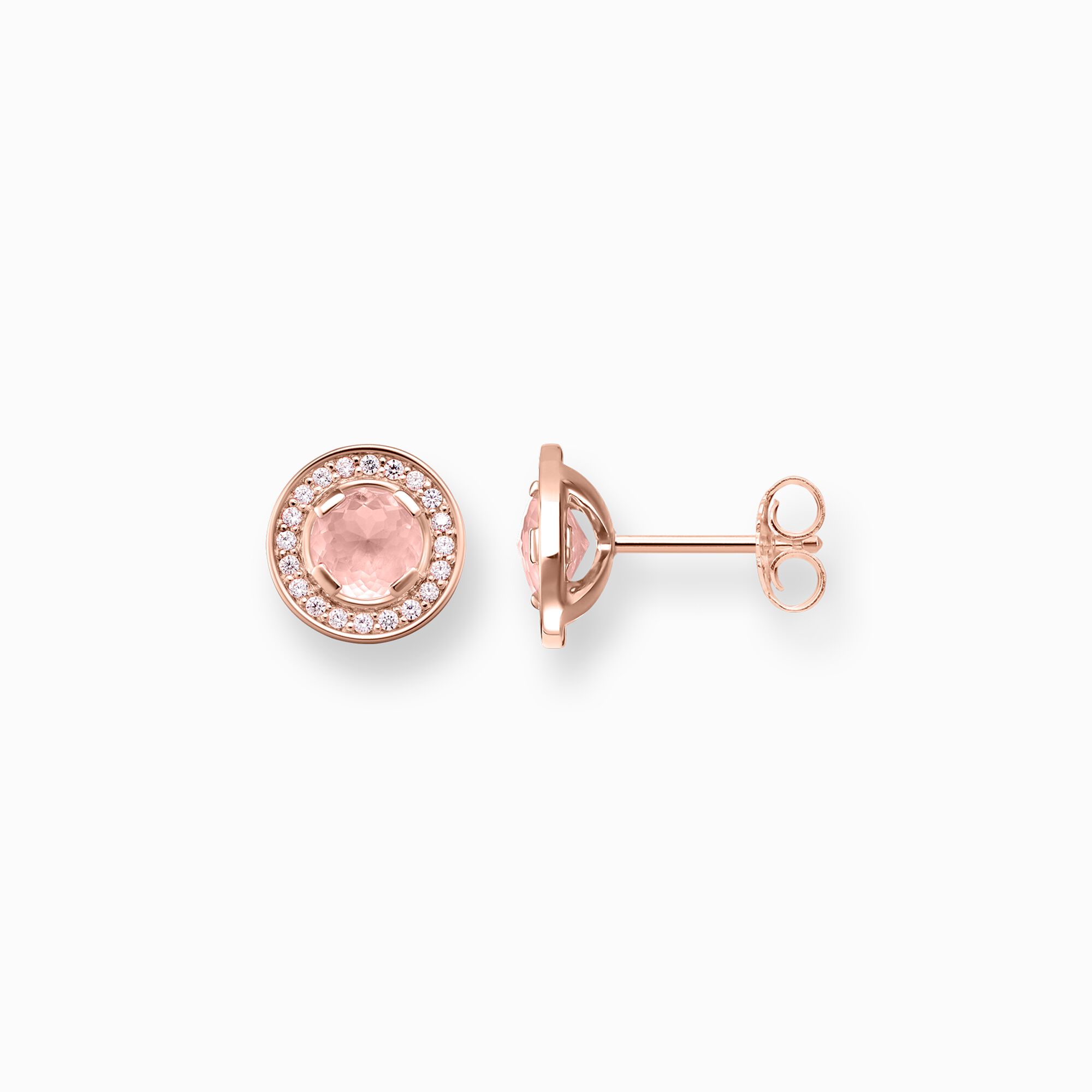 Ear studs light of Luna pink from the  collection in the THOMAS SABO online store
