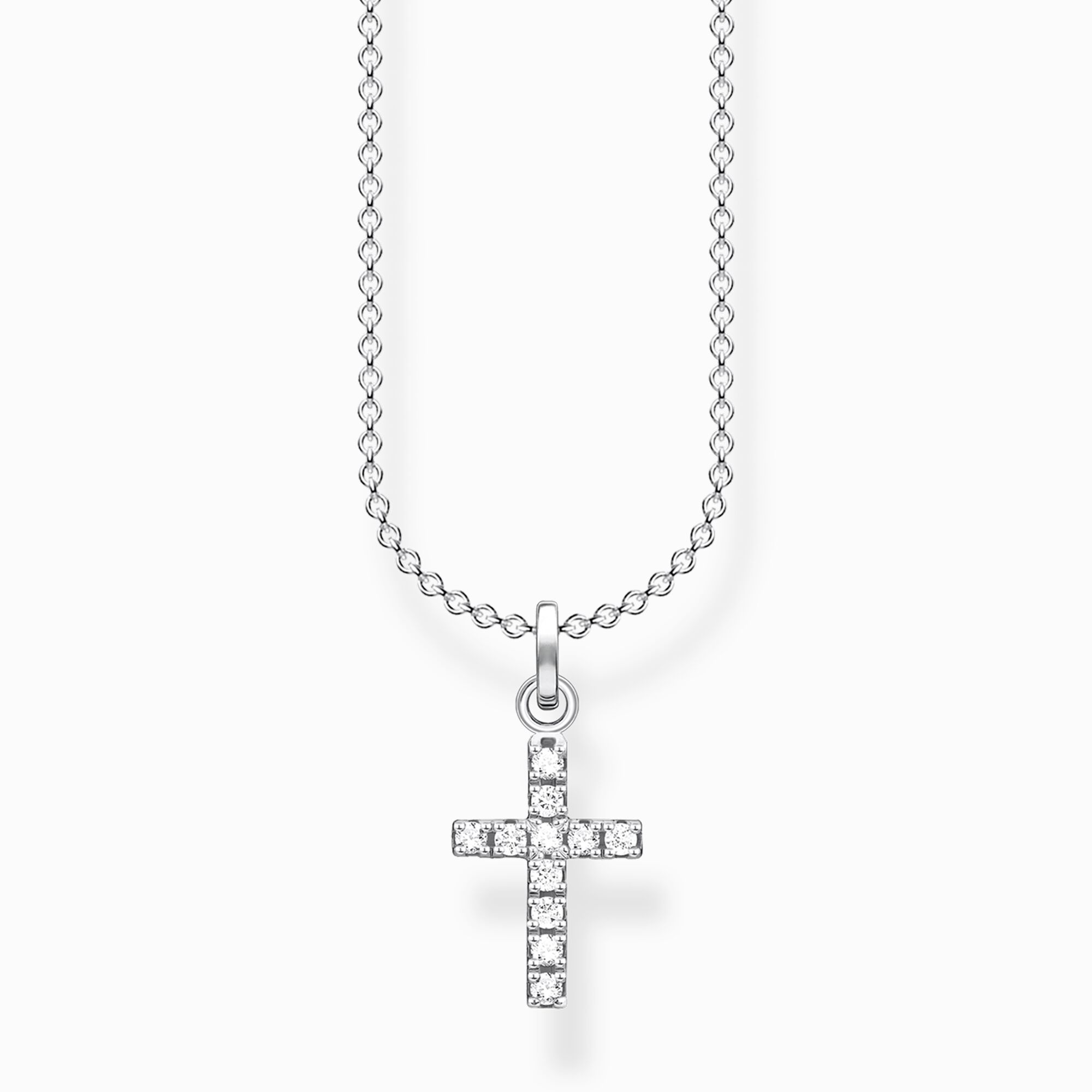 cm THOMAS – Kreuz-Kette 38 aus Silber, SABO