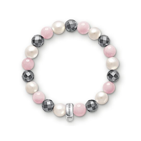 Charm bracelet pink, white, grey from the Charm Club collection in the THOMAS SABO online store
