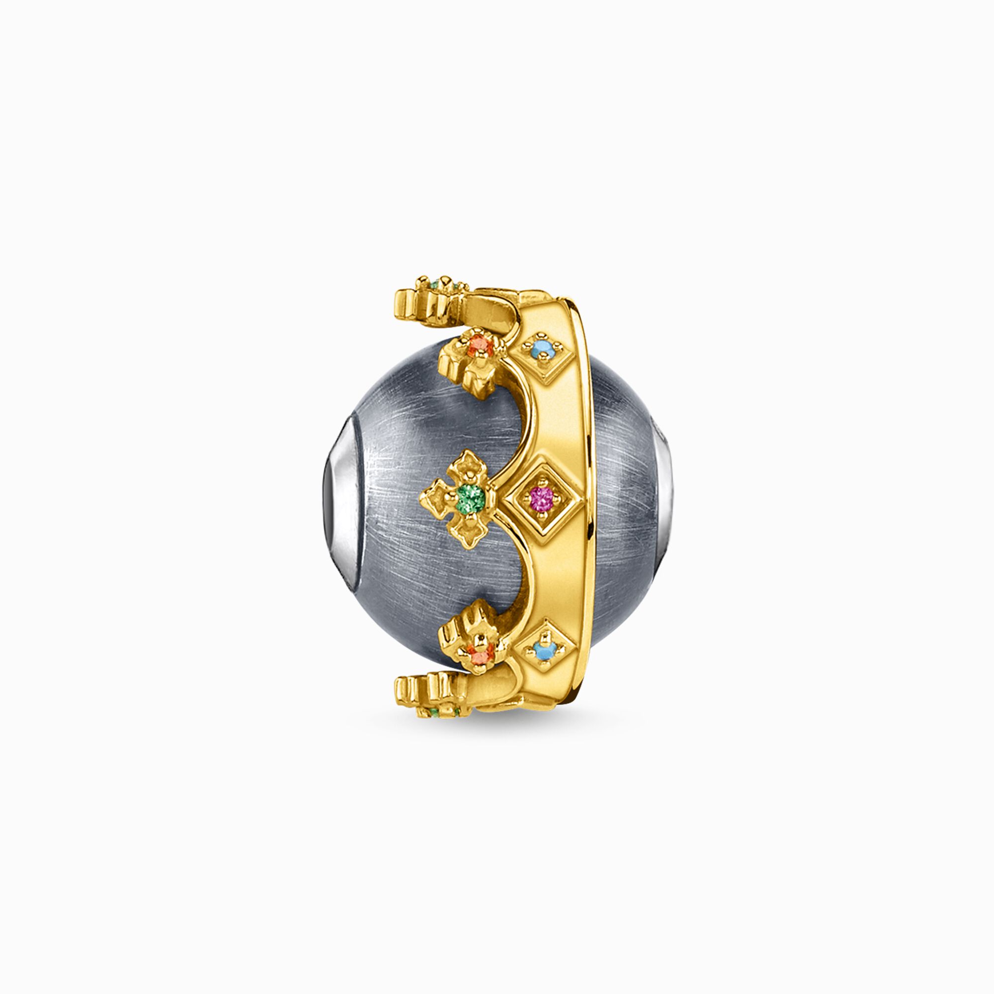 bead crown gold from the Karma Beads collection in the THOMAS SABO online store