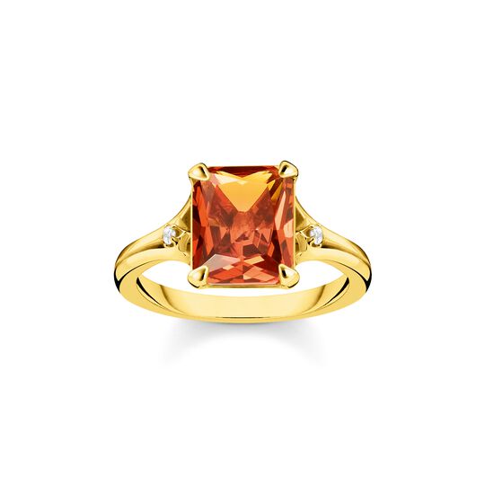 Ring orange stone from the  collection in the THOMAS SABO online store