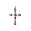 Pendant cross colourful stones from the  collection in the THOMAS SABO online store