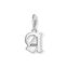 Charm-h&auml;ngsmycke bokstaven A silver ur kollektionen Charm Club i THOMAS SABO:s onlineshop