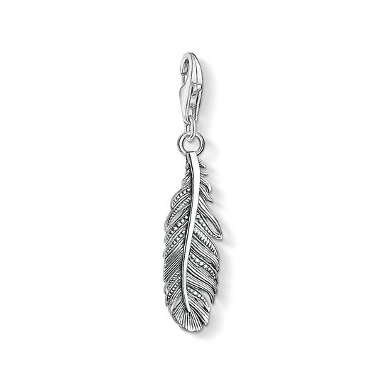 Charm pendant feather from the Charm Club collection in the THOMAS SABO online store