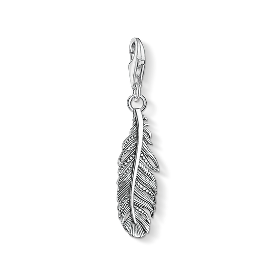 Charm pendant feather from the Charm Club collection in the THOMAS SABO online store