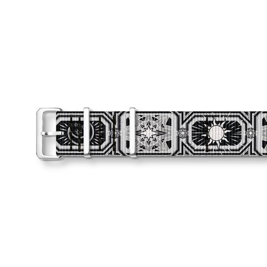 Watch strap CODE TS NATO, black night sky from the  collection in the THOMAS SABO online store