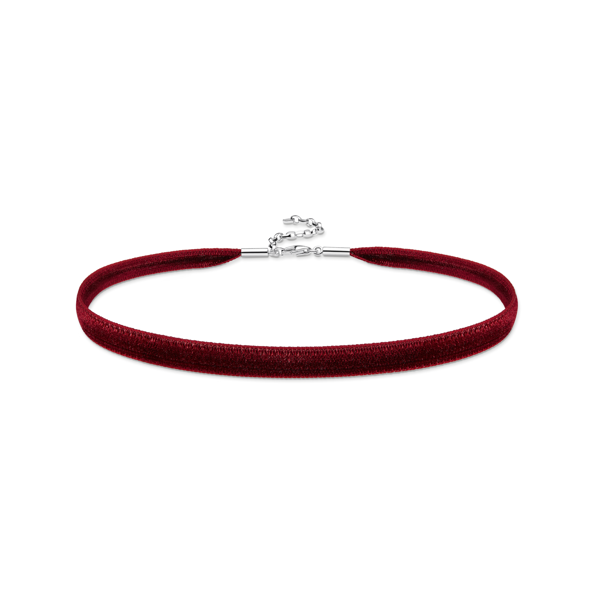 Red Velvet Choker with Customisable Pendants