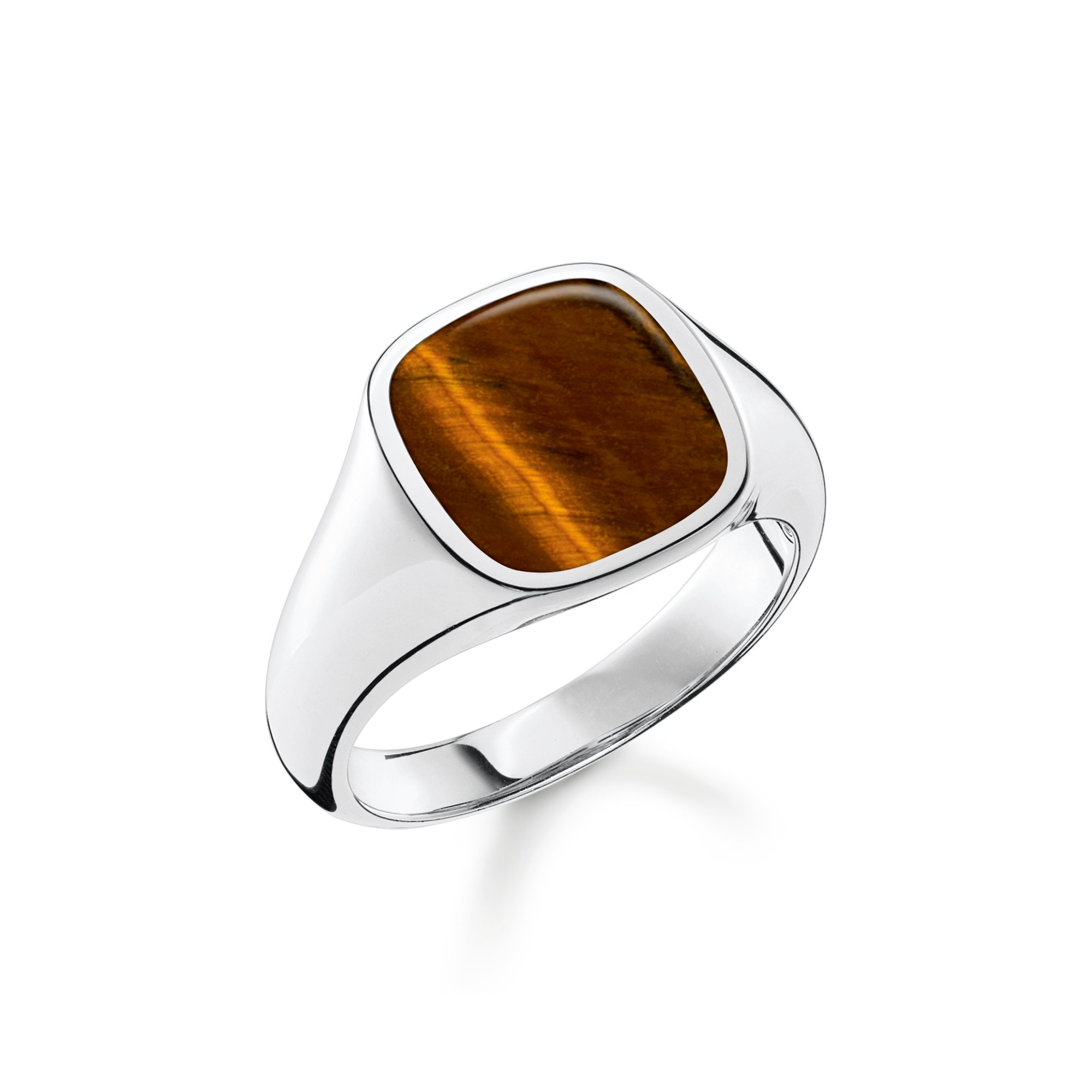 Thomas Sabo Ring klassisch Tigerauge braun TR2332-045-2-60