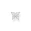 Single ear stud butterfly white stones from the Charming Collection collection in the THOMAS SABO online store