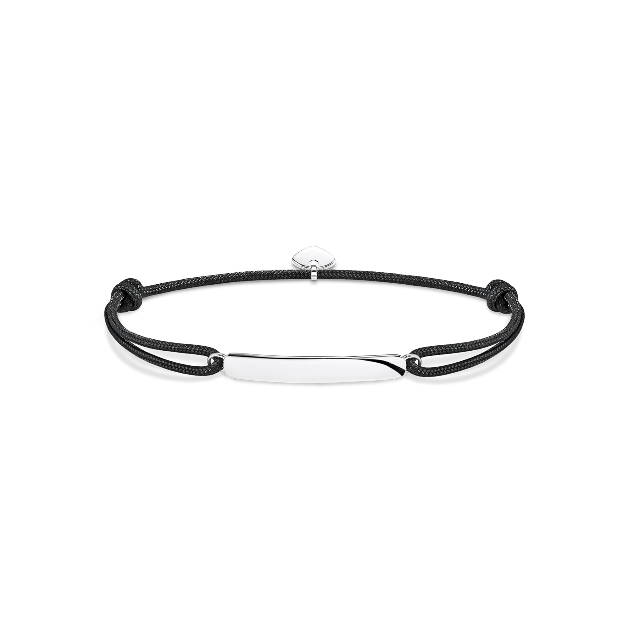 Thomas Sabo Armband Little Secret klassisch mit Gravur schwarz LS056-173-11-L22V