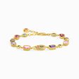 Bracelet large lucky Charms, gold from the  collection in the THOMAS SABO online store