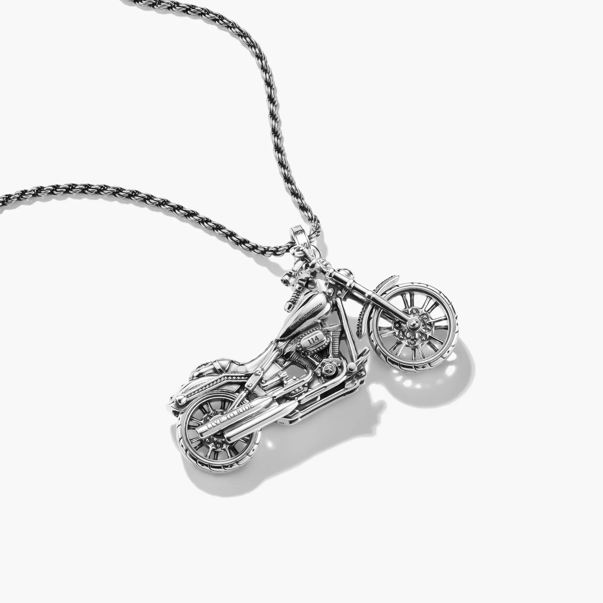 Harley-Davidson® Pendant Motorcycle Breakout® Silver | THOMAS SABO