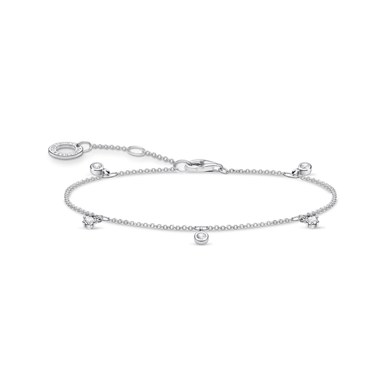 Armband wei&szlig;e Steine silber aus der Charming Collection Kollektion im Online Shop von THOMAS SABO